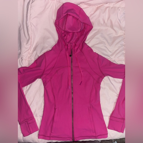 💖Lululemon Athletica Pink Zip-Up with Hood, Correct Color in First Pic! - Picture 2 of 5
